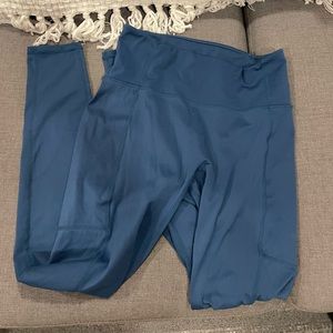 Blue Motion365 FABLETICS Athletic Ankle Leggings Size M